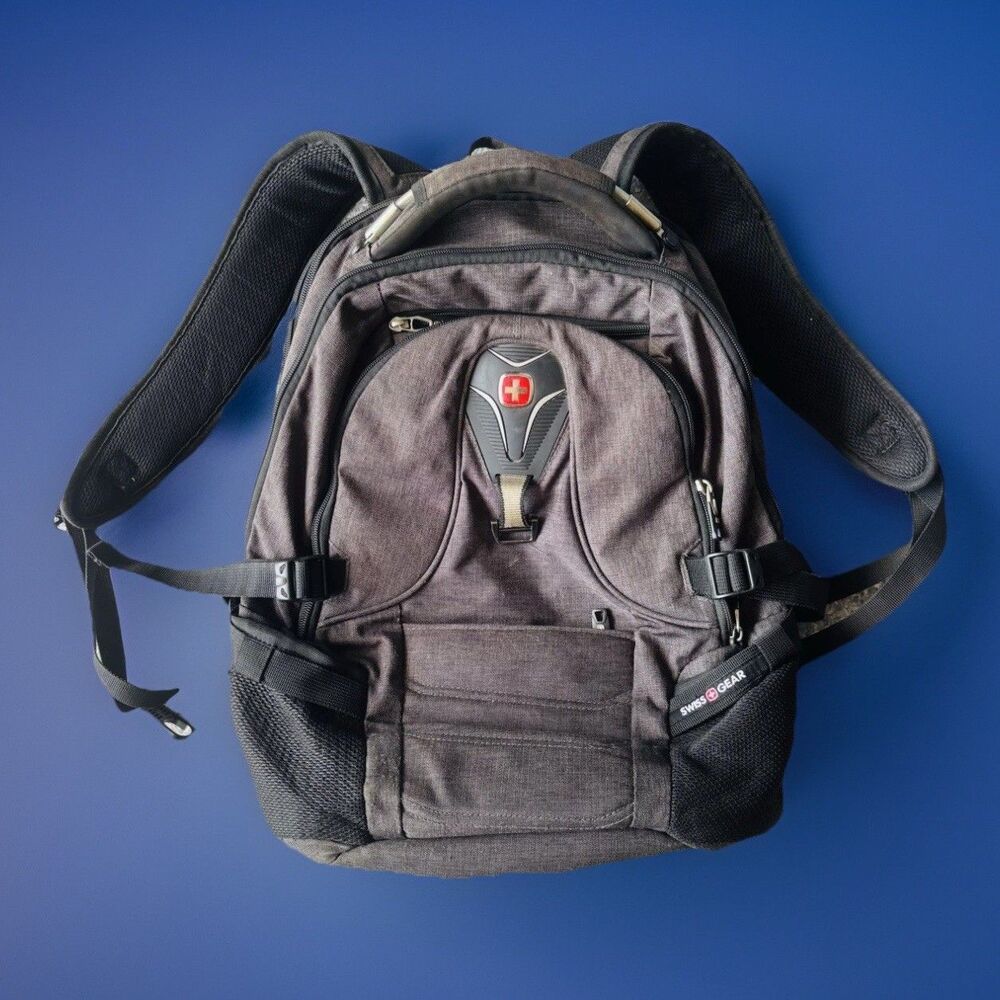 Swissgear Laptop Backpack Scan Smart Airflow SA2769 TSA Gray Black Travel Bag